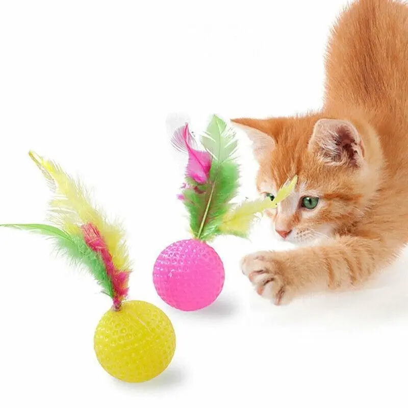 33 Items Lovely Cat Kitten Toy Bulk Buy Pet Toys Rod Fur Mice Bells Balls Catnip