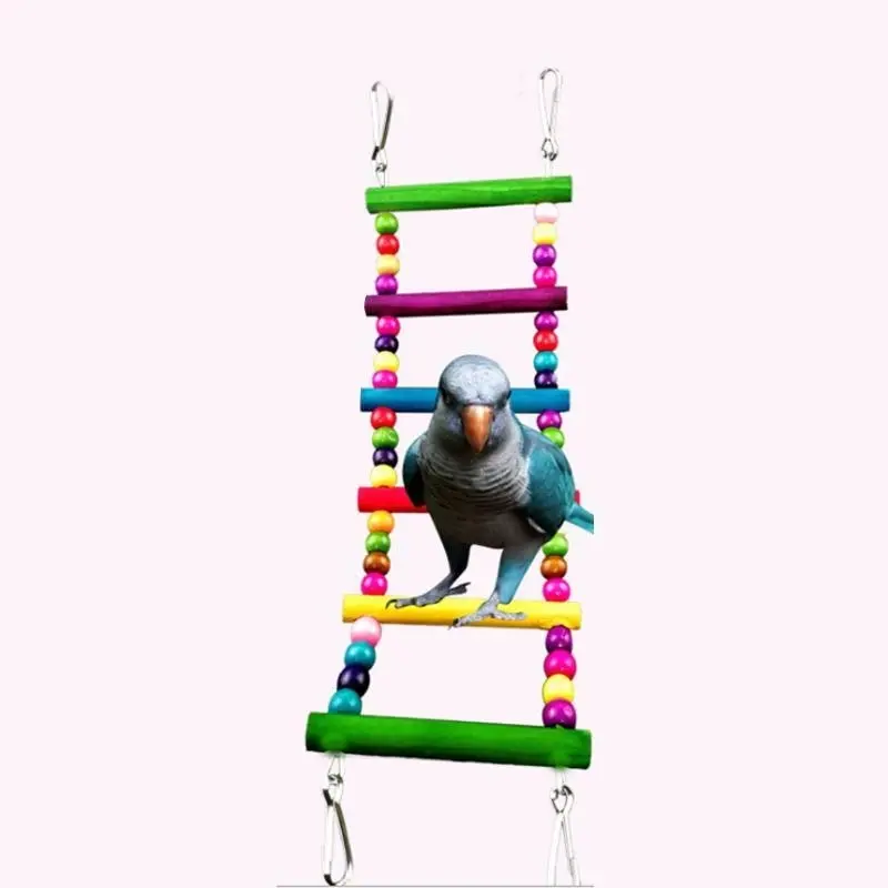 10Pcs Bird Toy Set: Parrot Swing Chewing Toys Hanging Bell for Cockatiel Cages