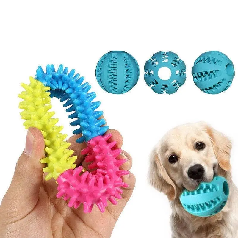 10X Braided Rope Dog Toys Chew Play Clean Teeth