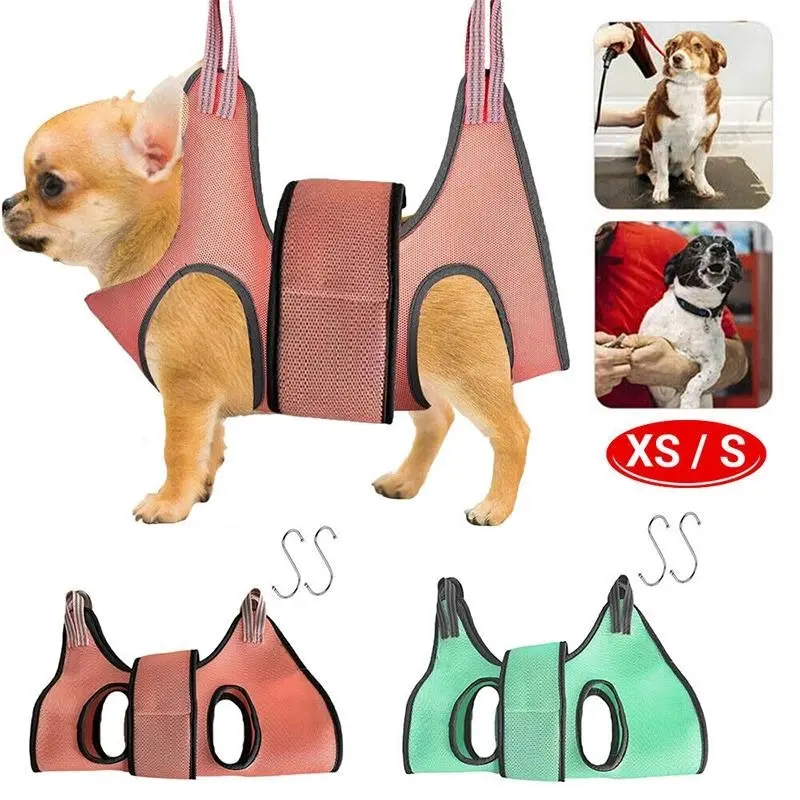 Dog Cat Restraint Bag Mobile Pet Grooming Sling Hammock