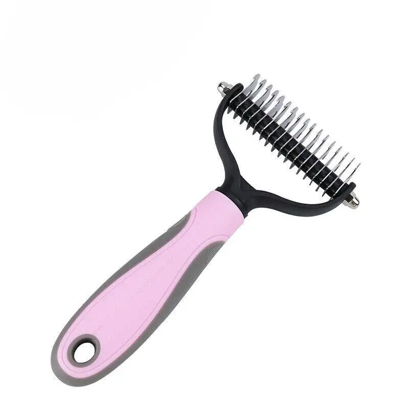 Small Dog Pet Cat Grooming Comb Brush Undercoat Rake Dematting Deshedding Trimmer