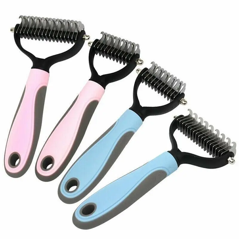 Small Dog Pet Cat Grooming Comb Brush Undercoat Rake Dematting Deshedding Trimmer