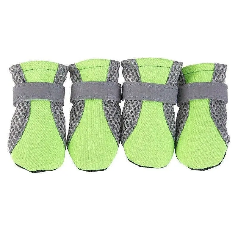 4PCS M Size Anti Slip Waterproof Protective Dog Shoes Rain Boots Pet Socks Booties