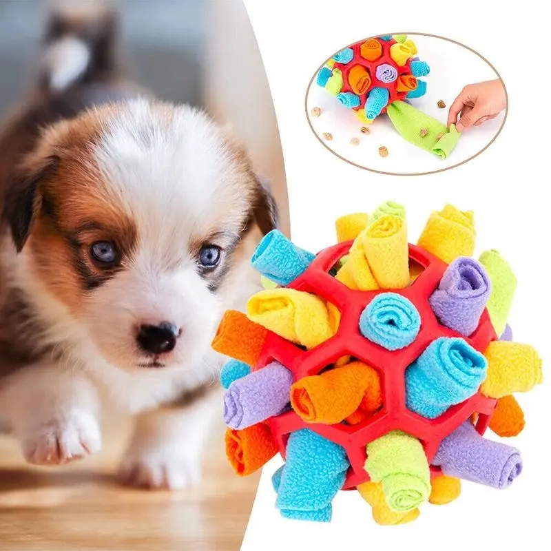 Snuffle Ball Interactive Dog Toy Portable Foraging Skills Slow Feeder Training