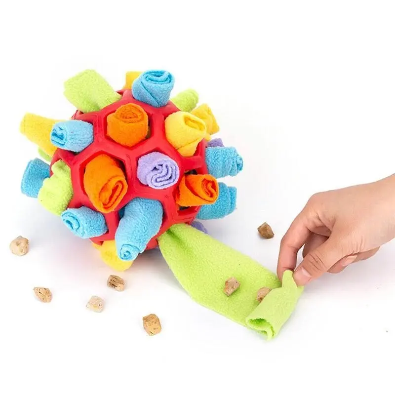 Snuffle Ball Interactive Dog Toy Portable Foraging Skills Slow Feeder Training