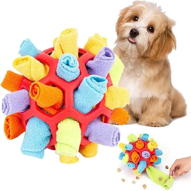 Snuffle Ball Interactive Dog Toy Portable Foraging Skills Slow Feeder Training