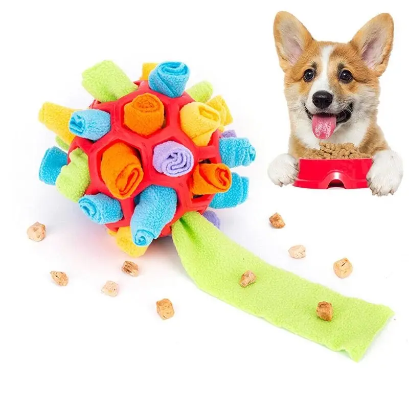 Snuffle Ball Interactive Dog Toy Portable Foraging Skills Slow Feeder Training