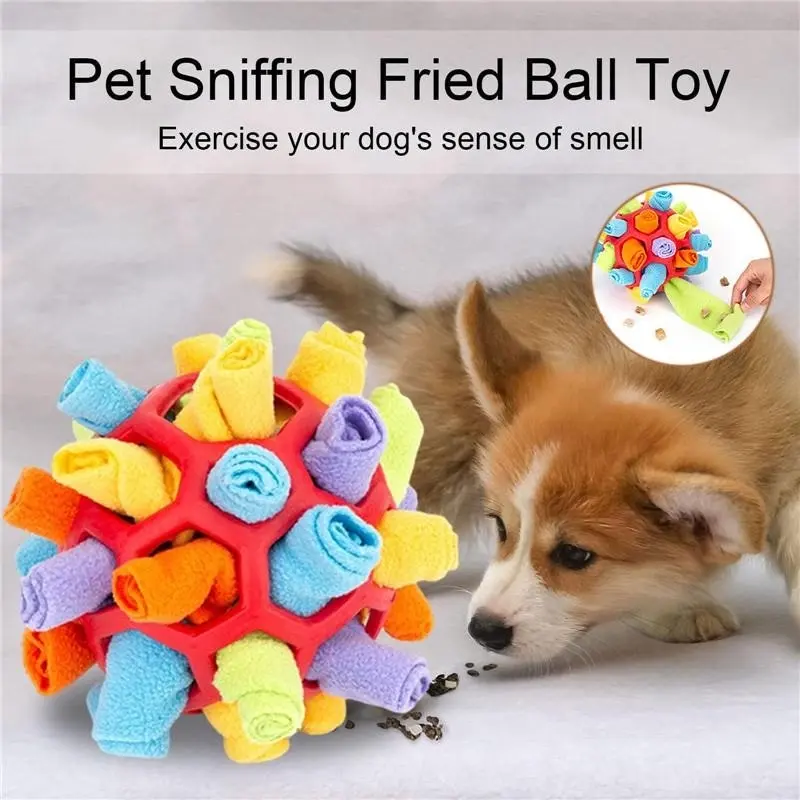 Snuffle Ball Interactive Dog Toy Portable Foraging Skills Slow Feeder Training