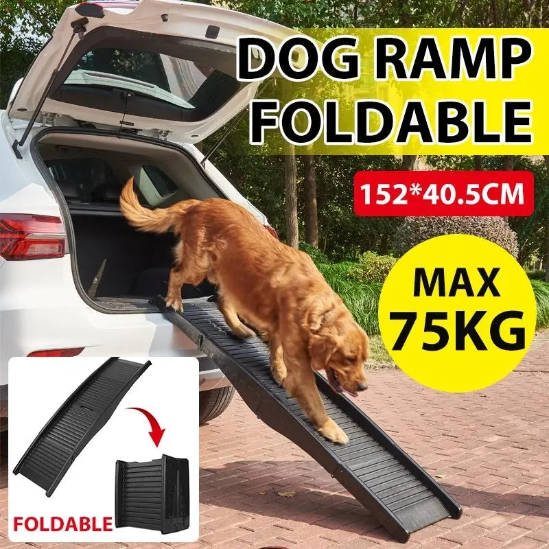 Dog Ramp Pet Car Suv Travel Stair Step Foldable Portable Lightweight Ladder