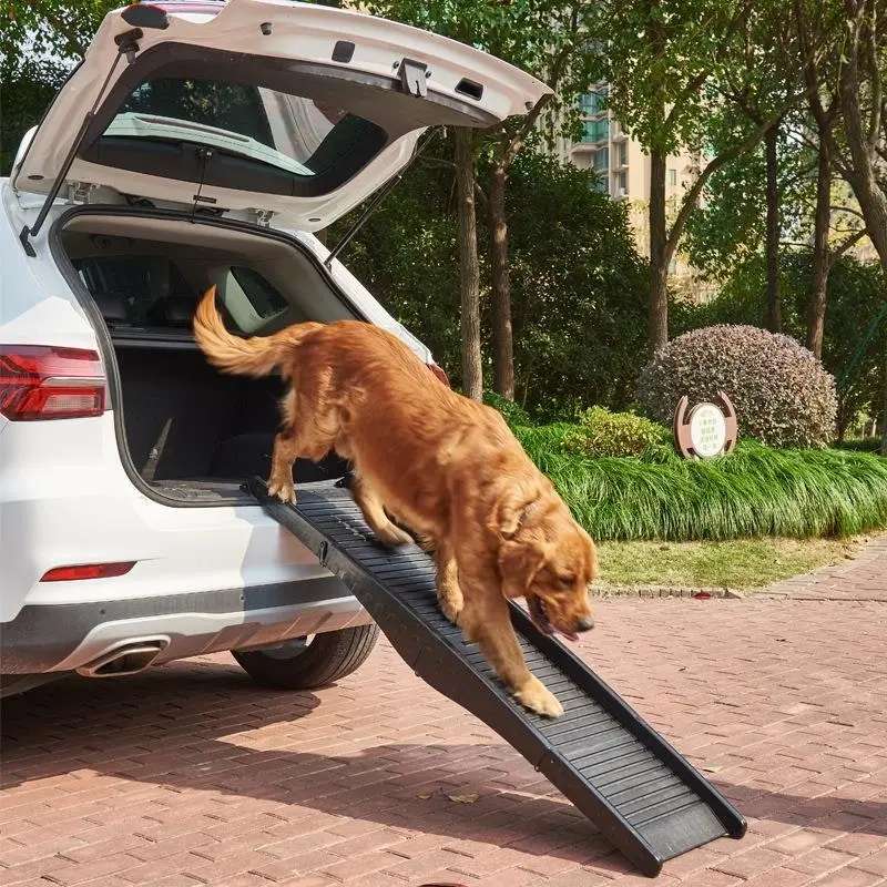 Dog Ramp Pet Car Suv Travel Stair Step Foldable Portable Lightweight Ladder