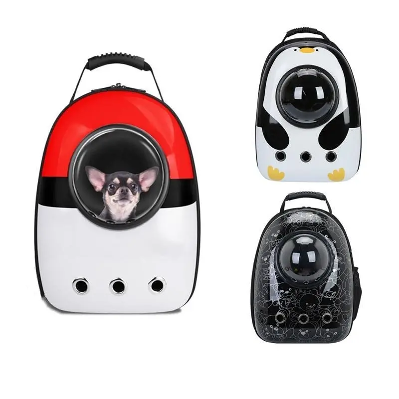 Cat Dog Backpack Carrier Breathable Pet Carrier Bag for Outdoor Travel