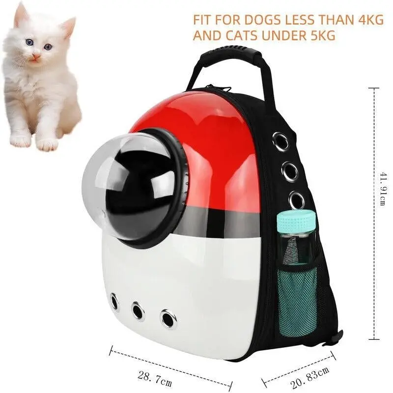 Cat Dog Backpack Carrier Breathable Pet Carrier Bag for Outdoor Travel