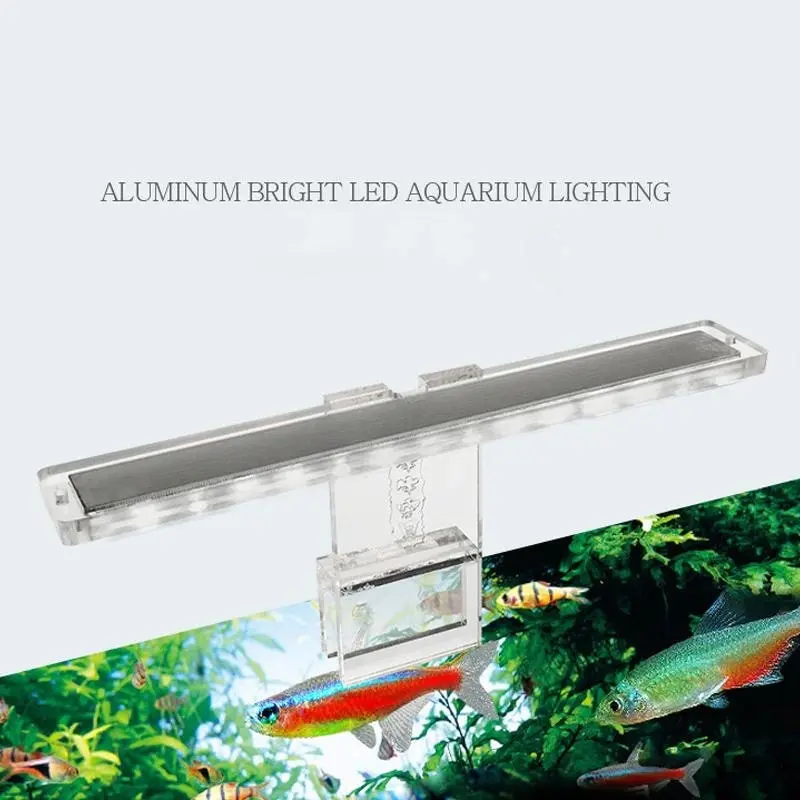 Aquarium Light  LED Lamp Aqua Plant Fish Tank Lighting Clip-On Bracket Light