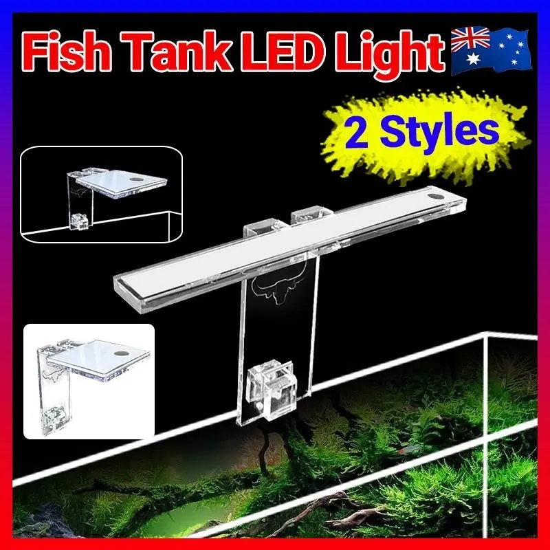 Aquarium Light  LED Lamp Aqua Plant Fish Tank Lighting Clip-On Bracket Light