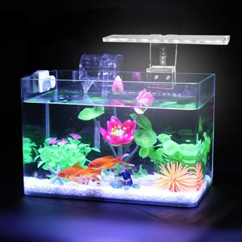 Aquarium Light  LED Lamp Aqua Plant Fish Tank Lighting Clip-On Bracket Light