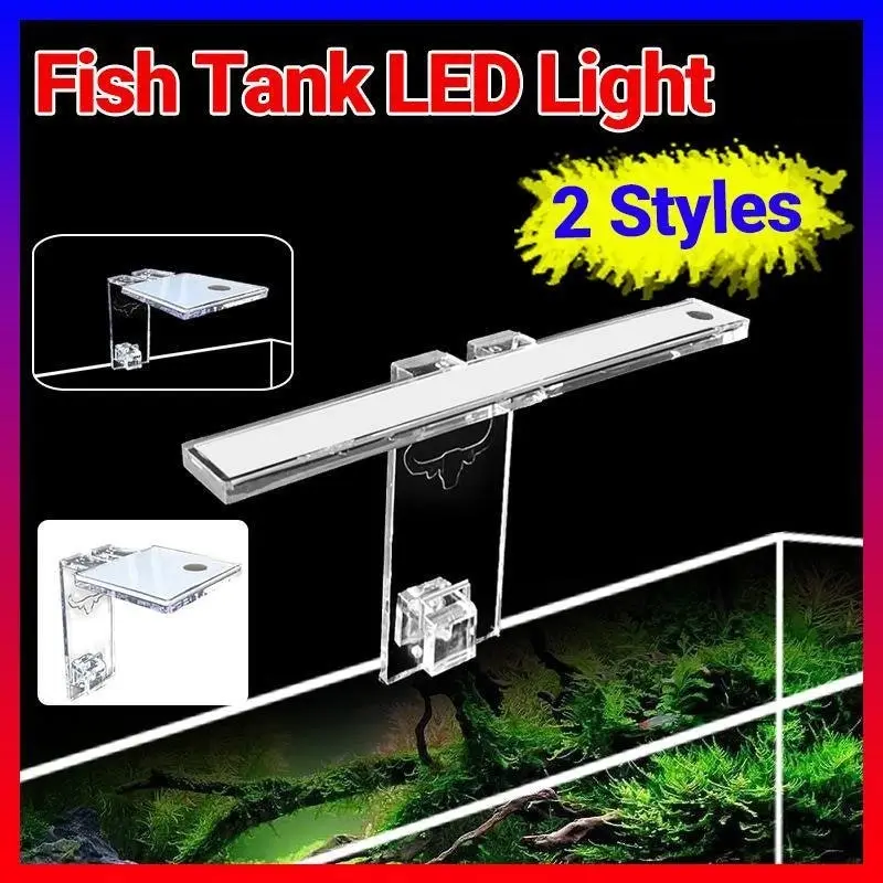 Aquarium Light  LED Lamp Aqua Plant Fish Tank Lighting Clip-On Bracket Light