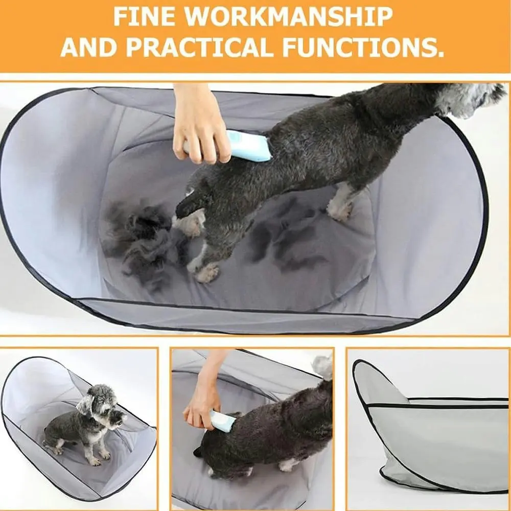 Pet Grooming Shearing Bib for Large Small Dogs Cats Pets 5 Colors Optional