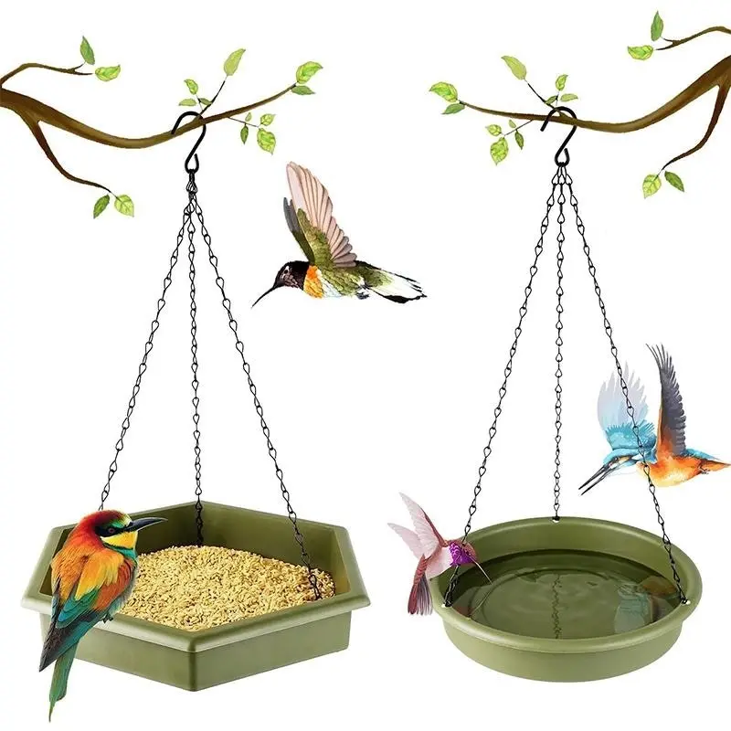 Outdoor Garden Hanging Bird Feeder Garden Automatic Hummingbird Water Feeder