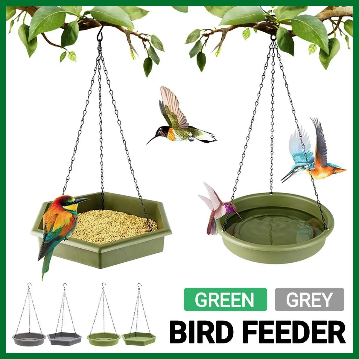 Outdoor Garden Hanging Bird Feeder Garden Automatic Hummingbird Water Feeder