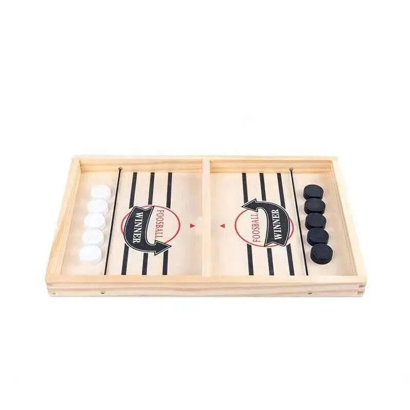 Large Sling Puck Paced Slingpuck Winner Board Game Family Games Toy Hockey Funny