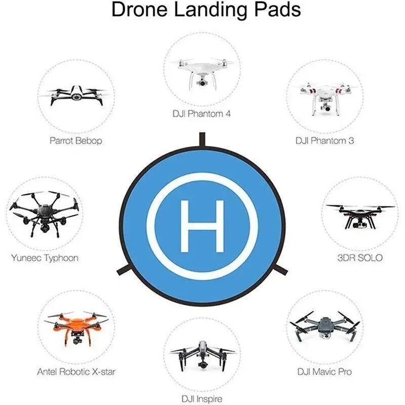 Drone Landing Pad For Dji Mavic Pro Fast-Fold Parking 55Cm 75Cm 110Cm Helipad Gd