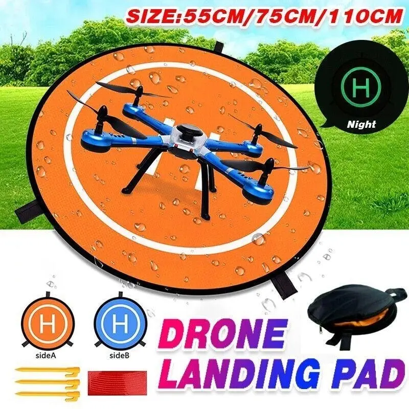 Drone Landing Pad For Dji Mavic Pro Fast-Fold Parking 55Cm 75Cm 110Cm Helipad Gd