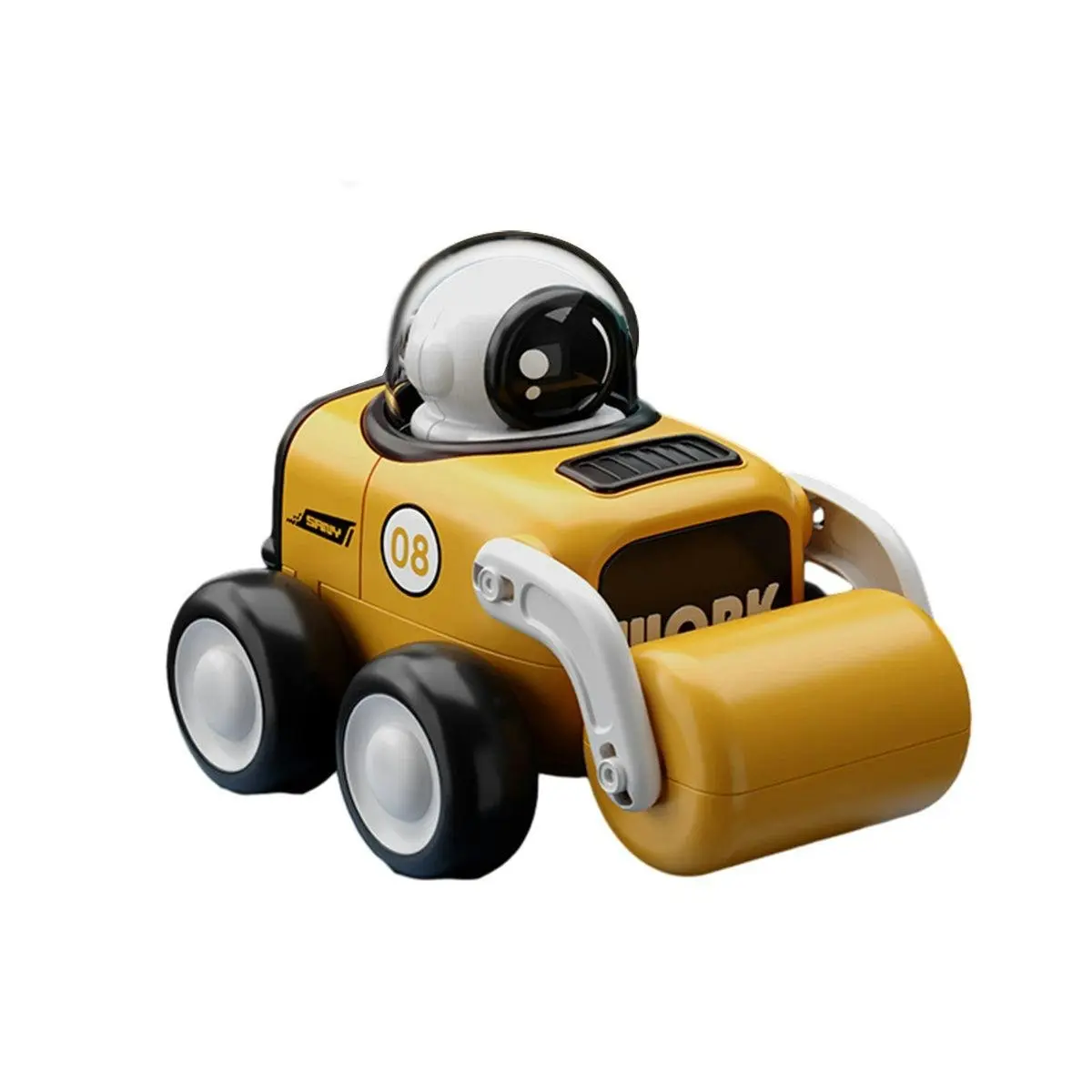 Astronaut Inertial Engineering Vehicle with Whistle Cartoon Shaped Kids Car Toys