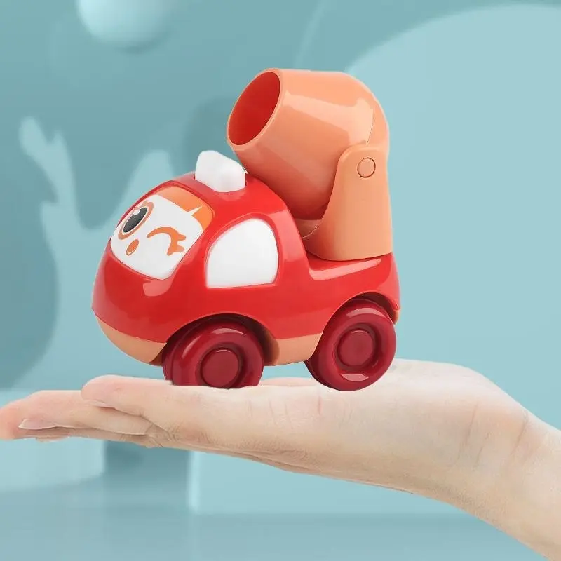 Inertia Train Toy Small Train Crash Resistant Cartoon Car Gifts for Children