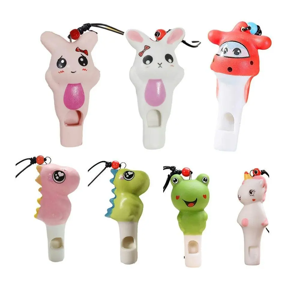 Animal Whistles Cute Cheap Gifts with Rope Noise Maker Kid Toy Party Favors