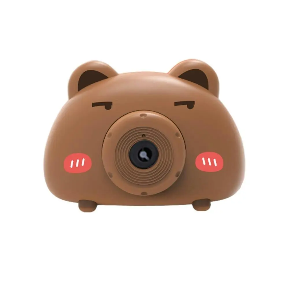 Acousto optic Bubble Machine Camera Animal Pig With Light Music Toy Gift