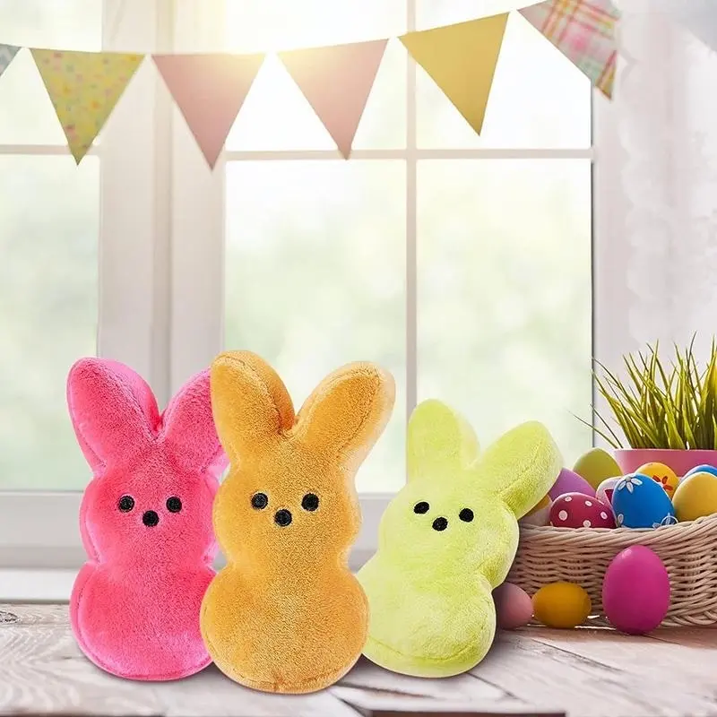 Easter Bunny Soft Plush Rabbit Doll Bunnies Rabbit Decorations Kids Toys Gifts