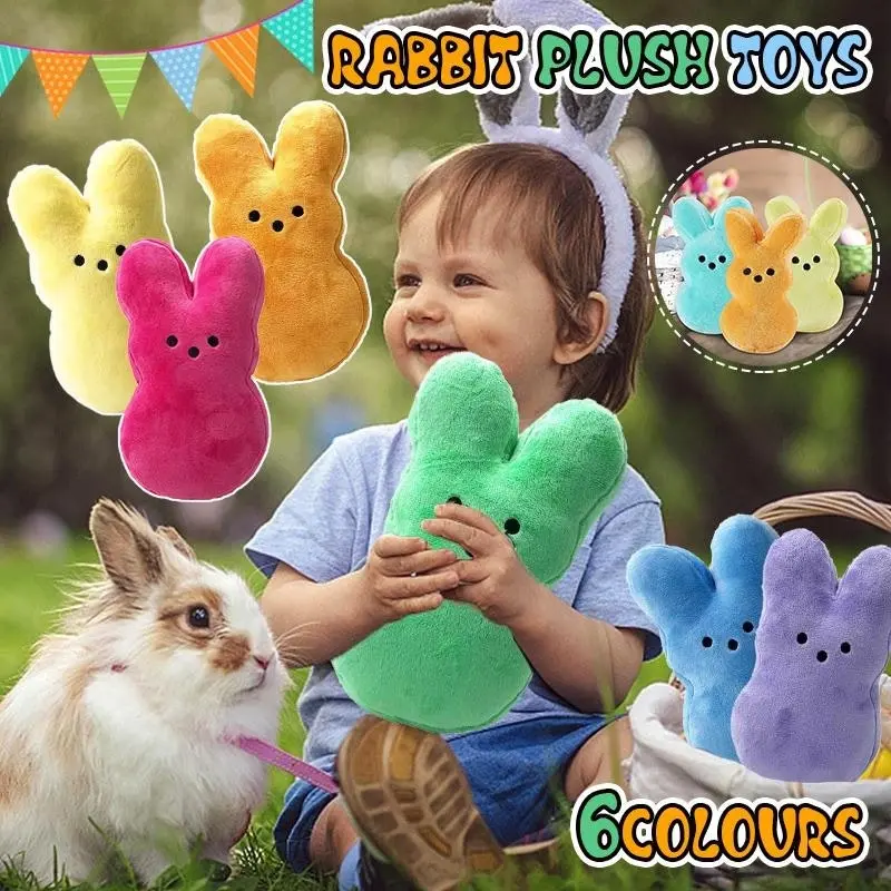 Easter Bunny Soft Plush Rabbit Doll Bunnies Rabbit Decorations Kids Toys Gifts