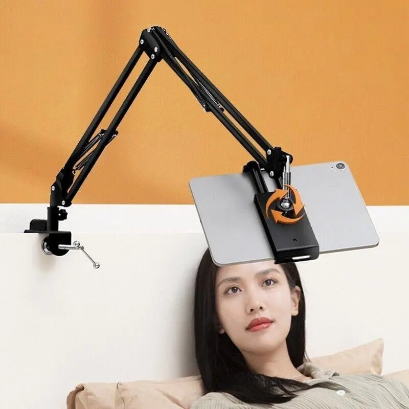 Long Arm Tablet Stand  Lazy Bed Phone Holder Desk Mount For Ipad Iphone Samsung