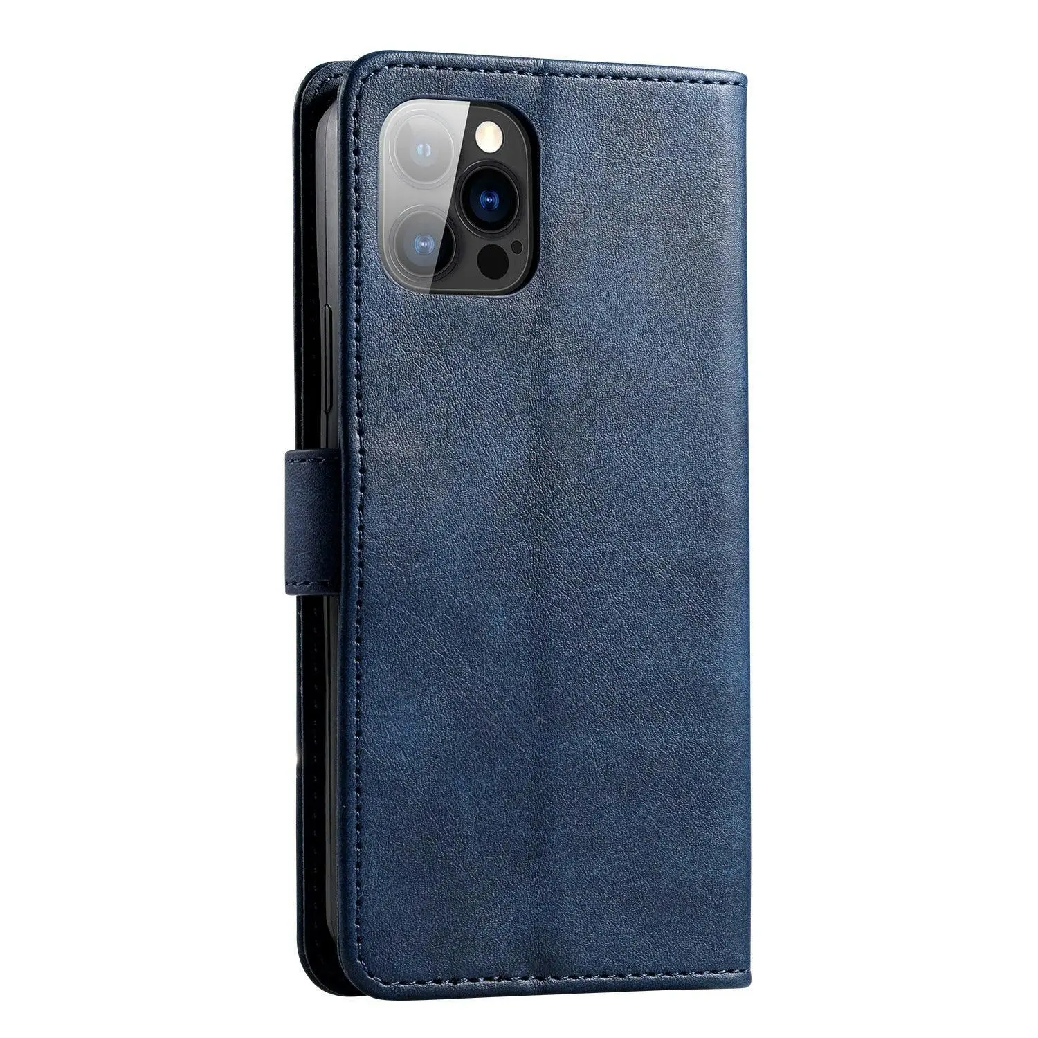 Blue Wallet Leather Flip Case Cover For Iphone 7 8 6 6S Plus X 11 12 13 Pro Xs Max