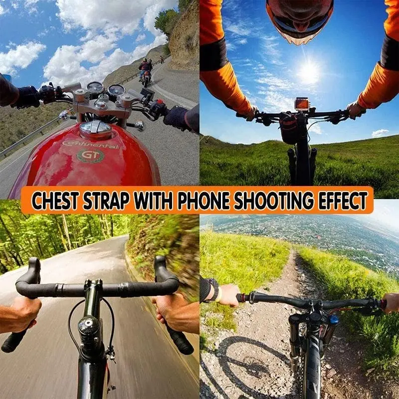 Cell Phone Chest Mount Harness Strap Holder Clip For Iphone Samsung Gopro