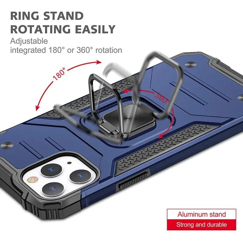 Blue Case For iPhone 13 12 11 Pro Max XR X XS 7 8 PLUS Shockproof Rugged  Cover