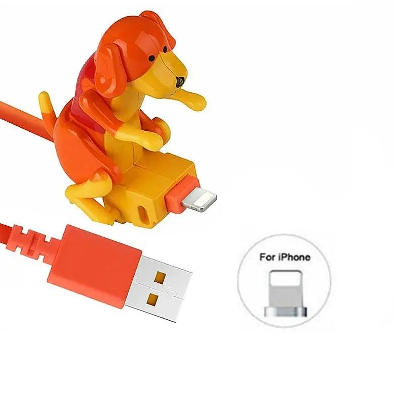 Cute Funny Humping Dog Fast Charger Cable For Apple iPhone