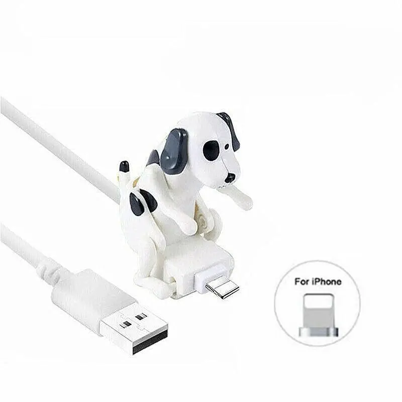 Cute Funny Humping Dog Fast Charger Cable For Apple iPhone