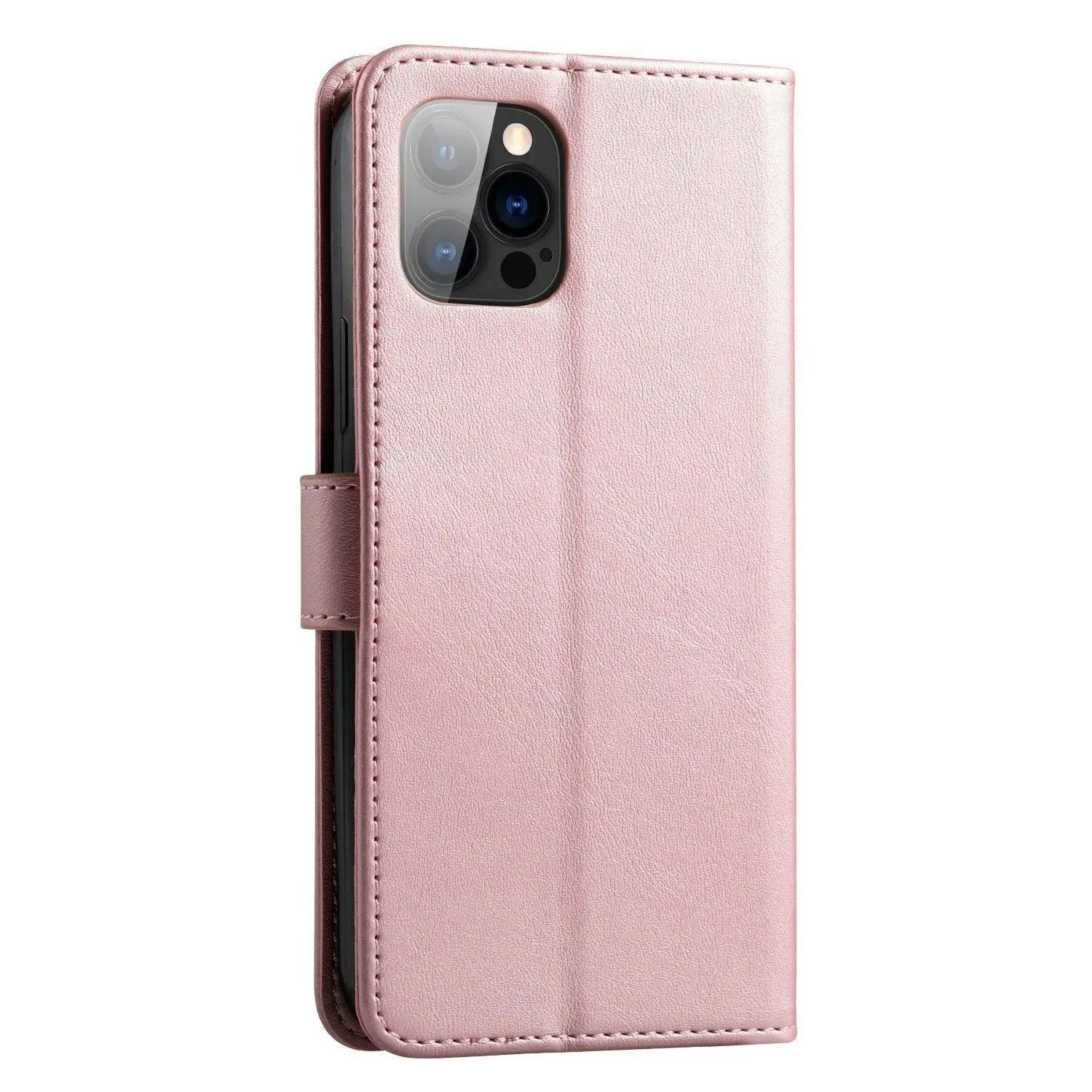 Rose Gold Wallet Leather Flip Case Cover For iPhone 7 8 6 6S Plus X 11 12 13 Pro XS Max XR