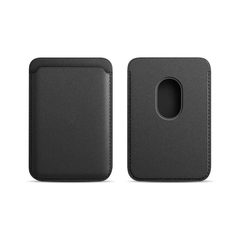 Magnetic Card Holder For Magsafe iPhone 14 13 Pro Max Leather Wallet Card Pocket