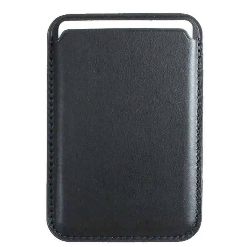 Magnetic Card Holder For Magsafe iPhone 14 13 Pro Max Leather Wallet Card Pocket