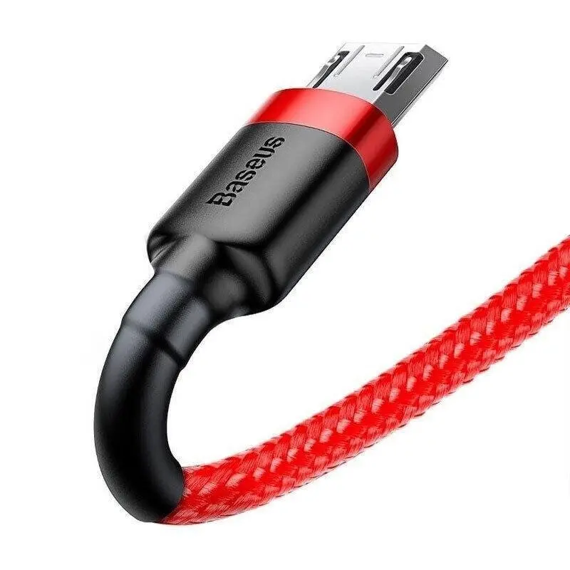 Baseus Micro USB 2.4A Fast Charging & Data Sync Cable Cord For Android Samsung 1PC 2M