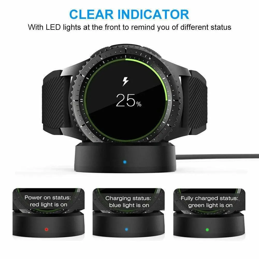 Sport Smart Watch Wireless Charging Dock Charger For Samsung Galaxy Gear S2 S3