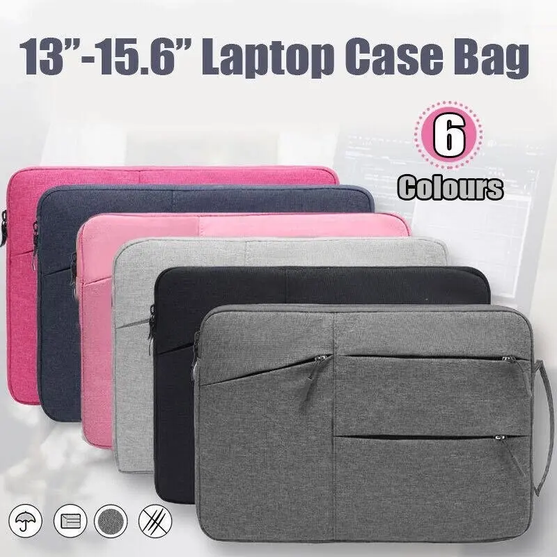 Laptop Sleeve Travel Bag Carry Case For Macbook Air Pro 15.6"