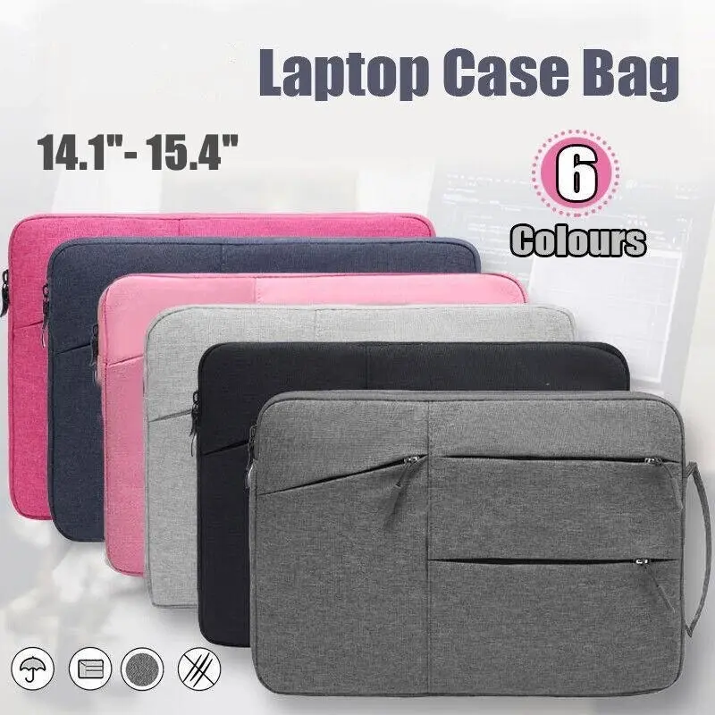 Laptop Sleeve Travel Bag Carry Case For MacBook Air Pro 14.1”-15.4”