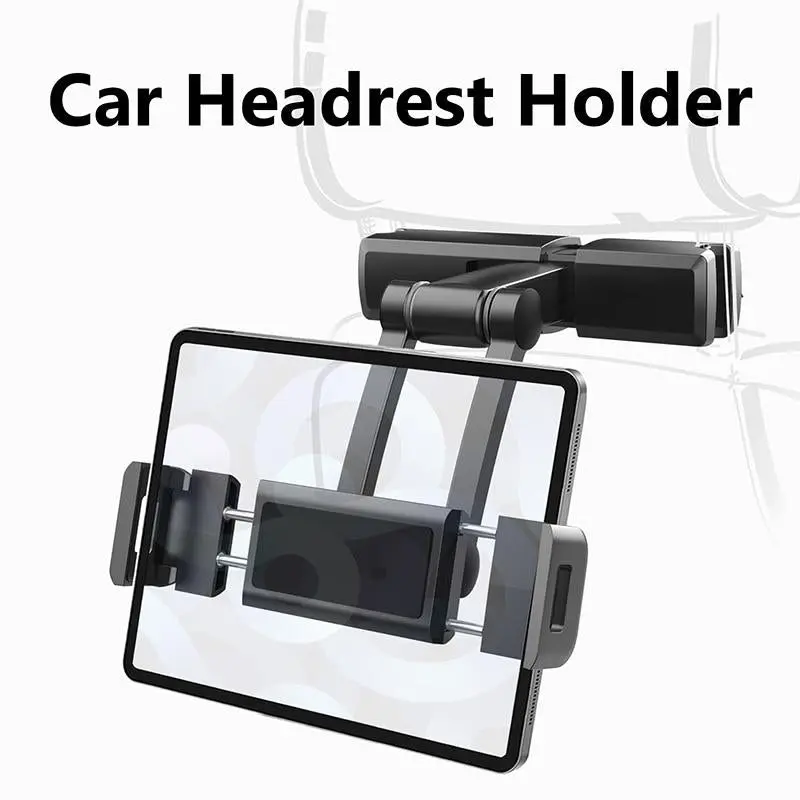 Universal 360° Car Seat Back Headrest Mount Holder for Apple iPad Phone Tablet