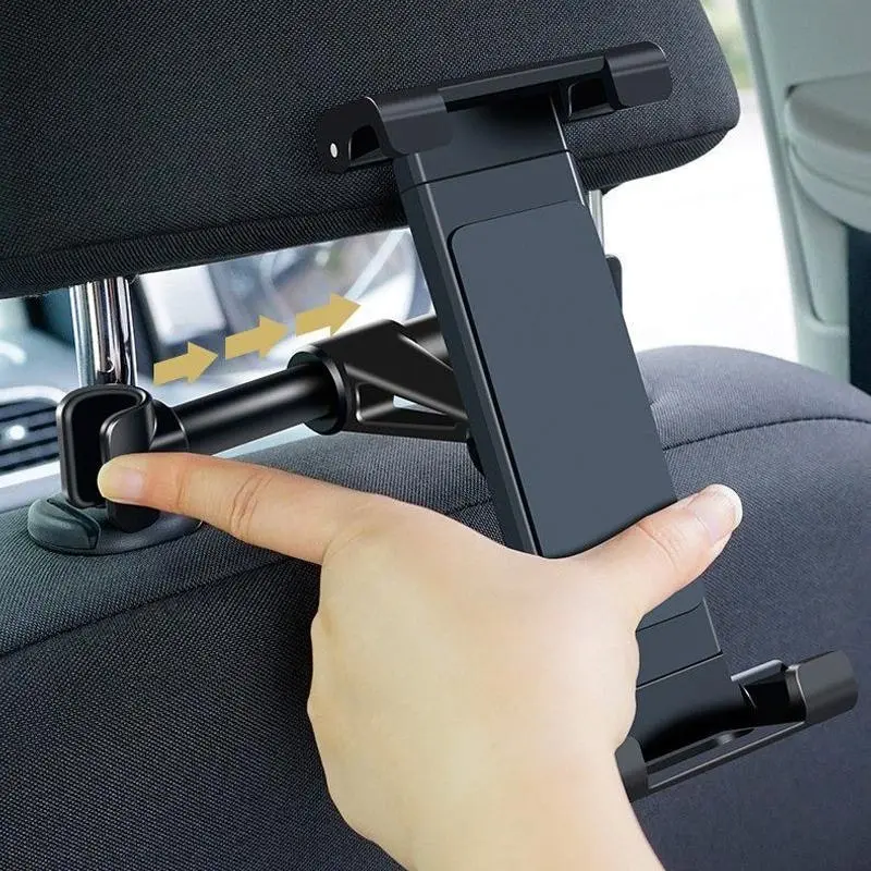 Universal Car Seat Back Headrest Mount Holder for 4.4~11" iPad Phone Tablet