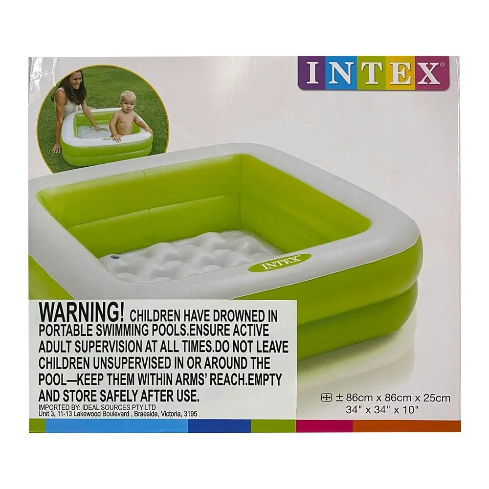 Intex Playbox 86x25cm Inflatable Kids Swimming Pool Water Bath Tub Assorted 1y+