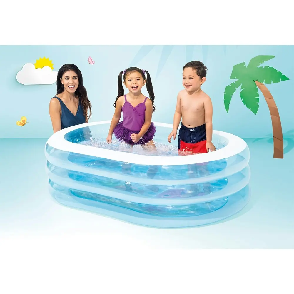 Intex My Sea Friends Kids 163cm Inflatable Swimming Pool Outdoor Garden Fun Play