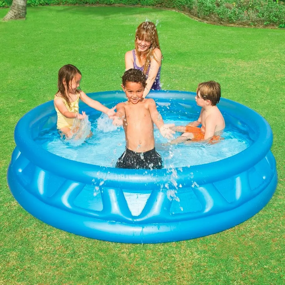 Intex 1.88m x 46cm Soft Inflatable Side Kids/Children Water Play Swimming Pool